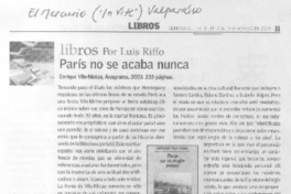 París no se acaba nunca