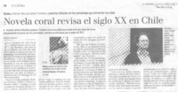 Novela coral revisa el siglo XX en Chile