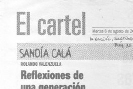 Reflexiones de una generación (entrevista)