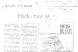 Plack: cuarto (entrevista)