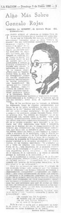 Algo más sobre Gonzalo Rojas