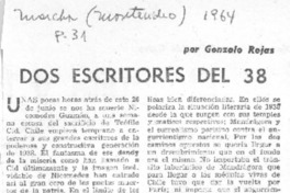 Dos escritores del 38