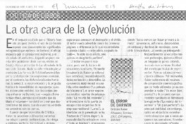 La otra cara de la (e)volución