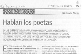Hablan los poetas