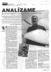 Analízame (entrevista)