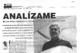 Analízame (entrevista)