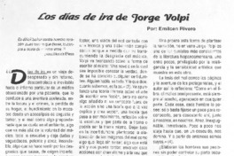 Los días de ira de Jorge Volpi
