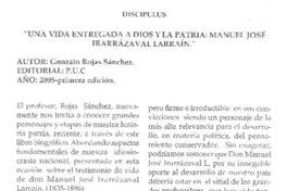 Una vida entregada a Dios y la patria: Manuel José Irarrázaval Larraín