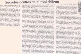 Secretos ocultos del fútbol chileno