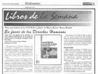 En favor de los derechos humanos