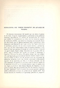 Estructura del "Purén Indómito", de Alvarez de Toledo