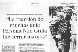 "La reacción de muchos ante Persona non grata fue cerrar los ojos (entrevista)