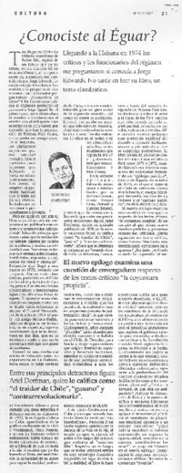 ¿Conociste a Éguar?