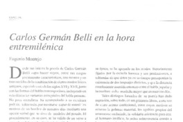 Carlos Germán Belli en la hora entremilénica