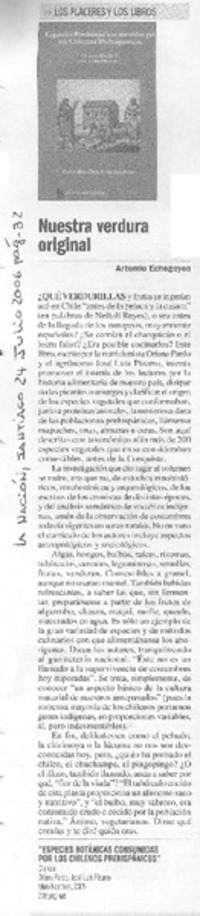 Nuestra verdura original