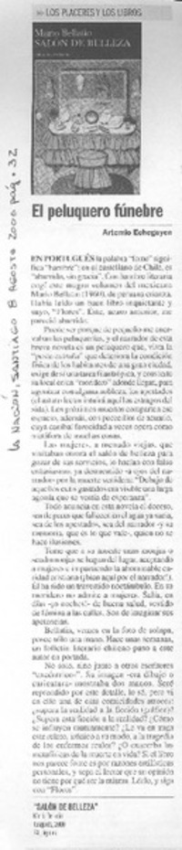 El peluquero fúnebre
