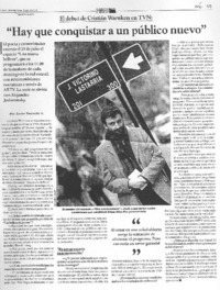 "Hay que conquistar a un público nuevo" (entrevistas)