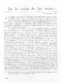 En la caída de las hojas