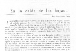 En la caída de las hojas