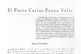 El Poeta Carlos Pezoa Véliz