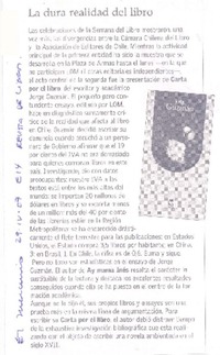 La Dura realidad del libro