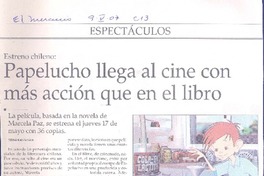 Papelucho llega al cine con más acción que en el libro