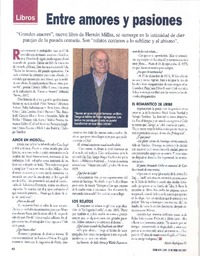 Entre amores y pasiones (entrevista)