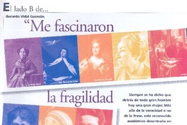 "Me fascinaron la fragilidad y la fortaleza de la mujer" (entrevista)