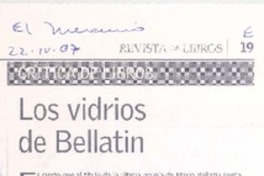 Los vidrios de Bellatin