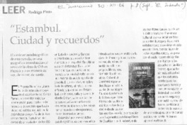 "Estambul" Ciudad y recuerdos