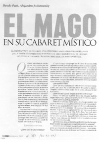 El mago en su cabaret místico (entrevista)