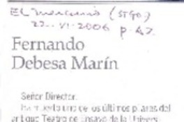 Fernando Debesa Marín