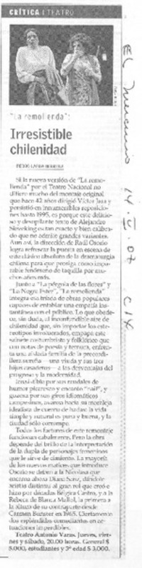 Irresistible chilenidad