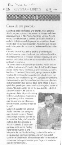 Cura de mi pueblo