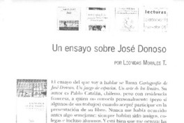 Un ensayo sobre José Donoso
