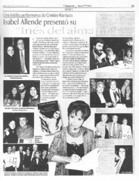 Isabel Allende presentó su "Inés del alma mía"