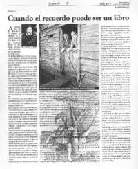 Cuando el recuerdo puede ser un libro