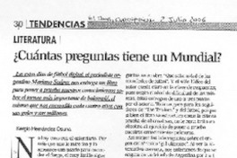 ¿Cuántas preguntas tiene un Mundial?