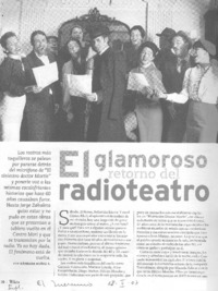 El glamoroso retorno del radioteatro
