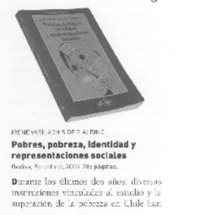 Pobres, pobreza, identida y representaciones sociales