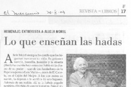 Lo que enseñan las hadas (entrevista)