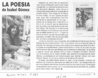 La Poesía de Isabel gómez