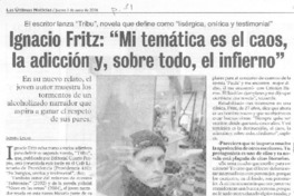 "Mi temática es el caos, la adicción y, sobre todo, el infierno" (entrevista)