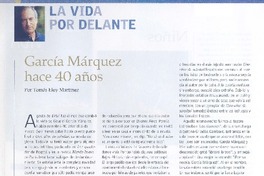 García Márquez hace 40 años
