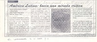 América Latina: hacia una mirada crítica