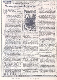 Vamos por ancho camino