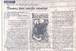 Vamos por ancho camino