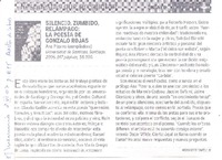 Silencio, zumbido, relámpago