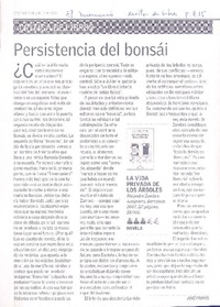 Persistencia del bonsái