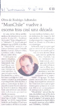 "MunChile" vuelve a escena tras casi una década